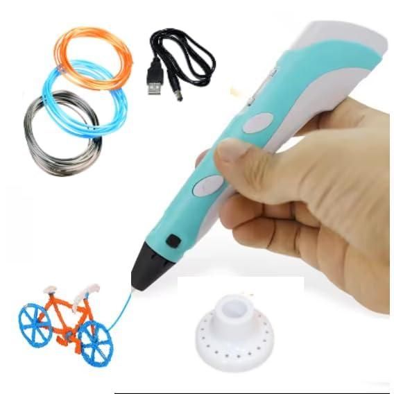 Complete 3D Drawing Pen Set with PLA Filament (Random Color)�