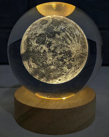 CRYSTAL BALL COSMIC 3D BEDSIDE LAMP BEDROOM HOME DECOR