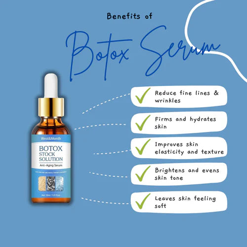 Botox Stock Solution Facial Serum Botox Anti-Wrinkle Serum Pack of 1 of 30ML