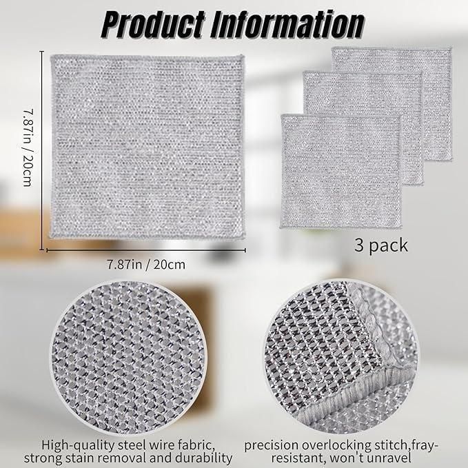 CoolPro™ Non Scratch High Quality Dish Wash Cloths