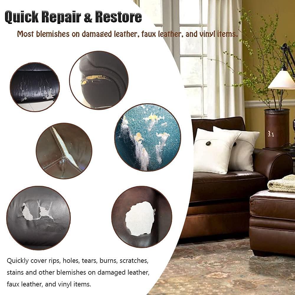 Leather Repair Patch Tape Kit for Couches & Furniture Sofa