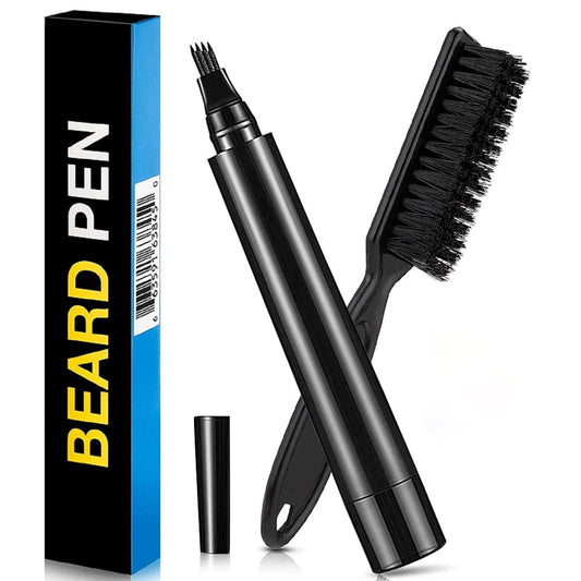 Beard Filler Kit With Pen & Brush