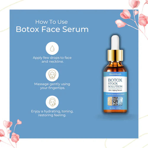 Botox Stock Solution Facial Serum Botox Anti-Wrinkle Serum Pack of 1 of 30ML