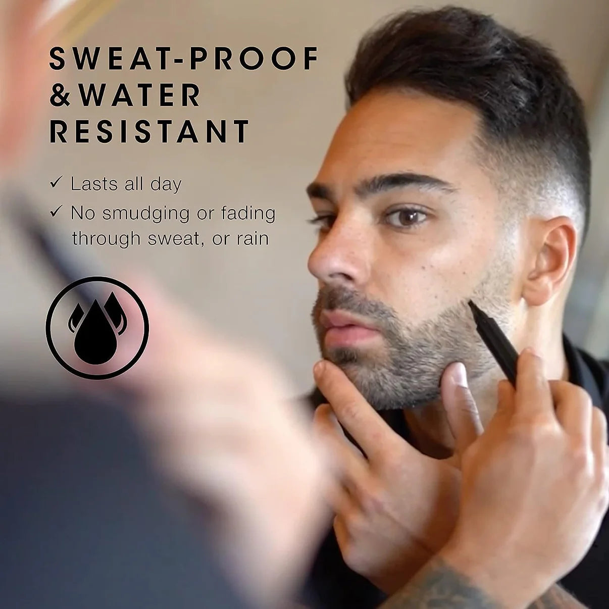 Beard Filler Kit With Pen & Brush