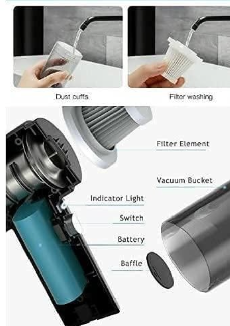 Portable Air Duster Wireless Vacuum Cleaner