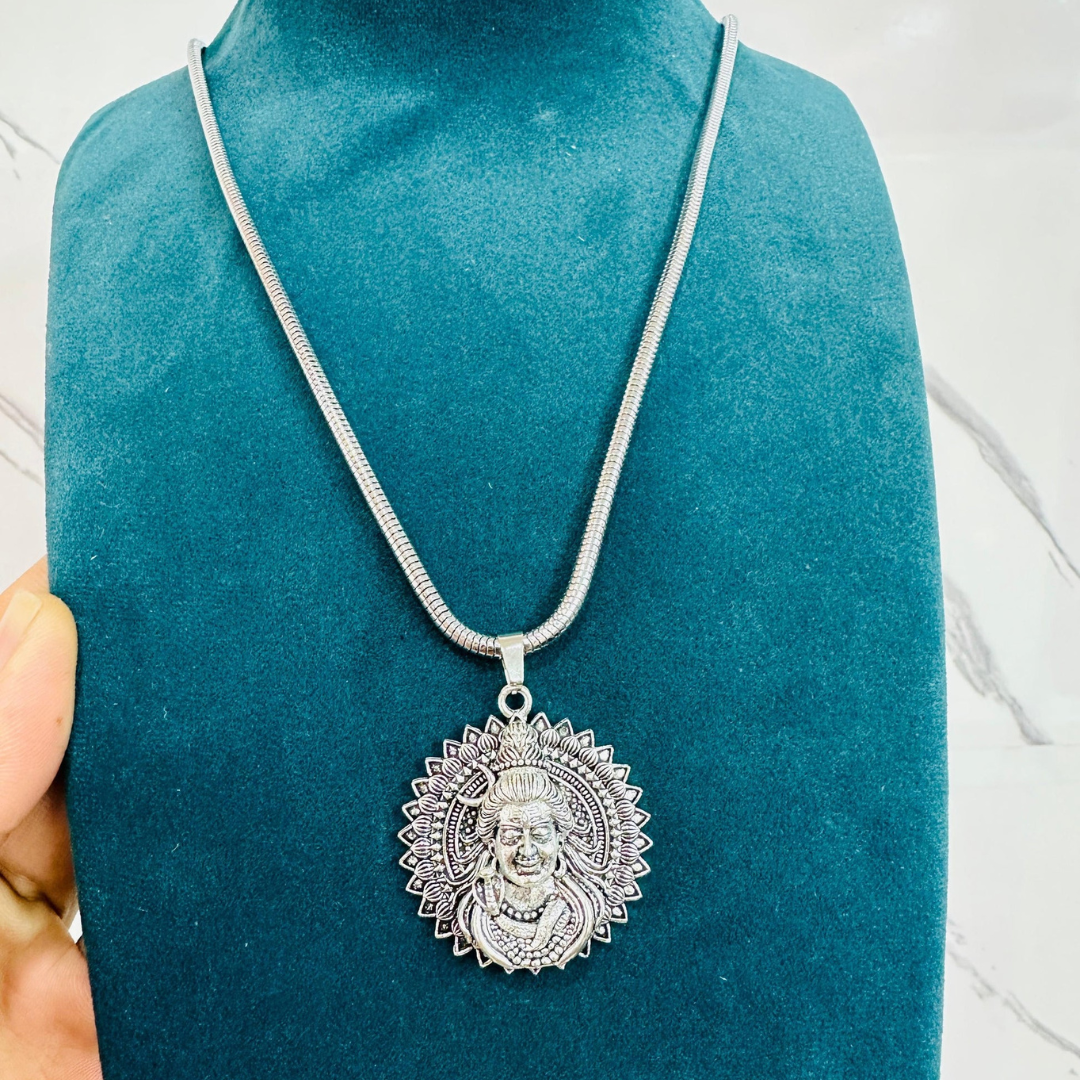 Lord Shiva Pendant with Snake Chain