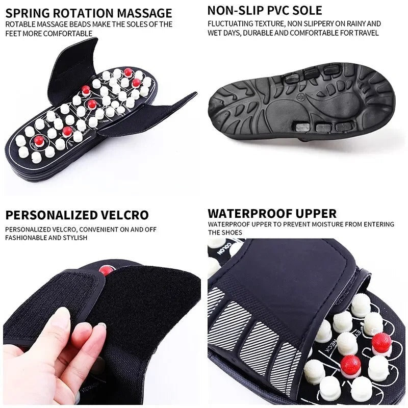 Acupressure and Magnetic Therapy Paduka Slippers