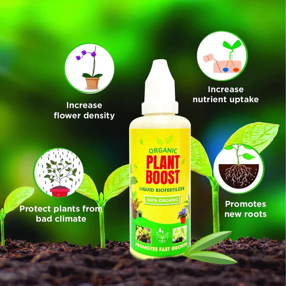 Organic Plant Boost Liquid Bio fertilizer (Pack of 4)