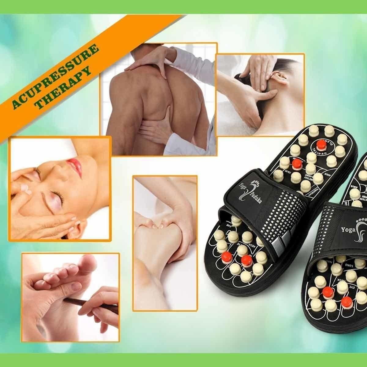 Acupressure and Magnetic Therapy Paduka Slippers